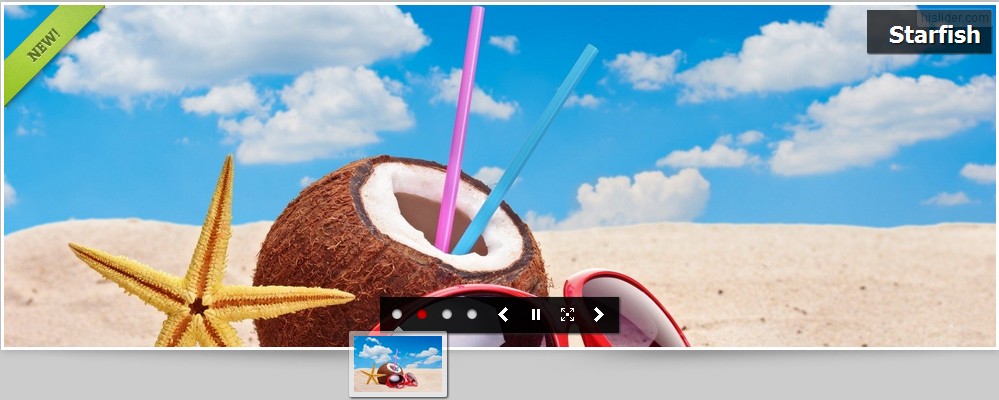 change thumbnail image position and border